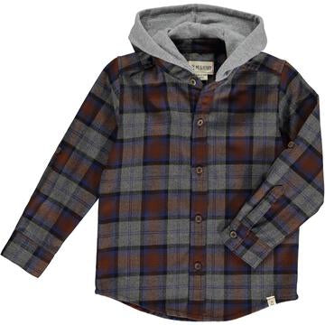 BOYS ERIN Hooded woven shirt