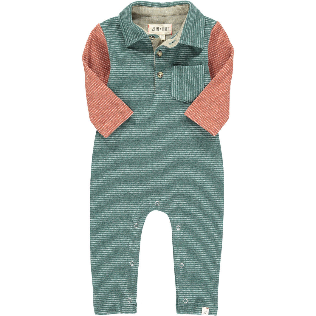 BOYS ARLINGTON POLO ROMPER