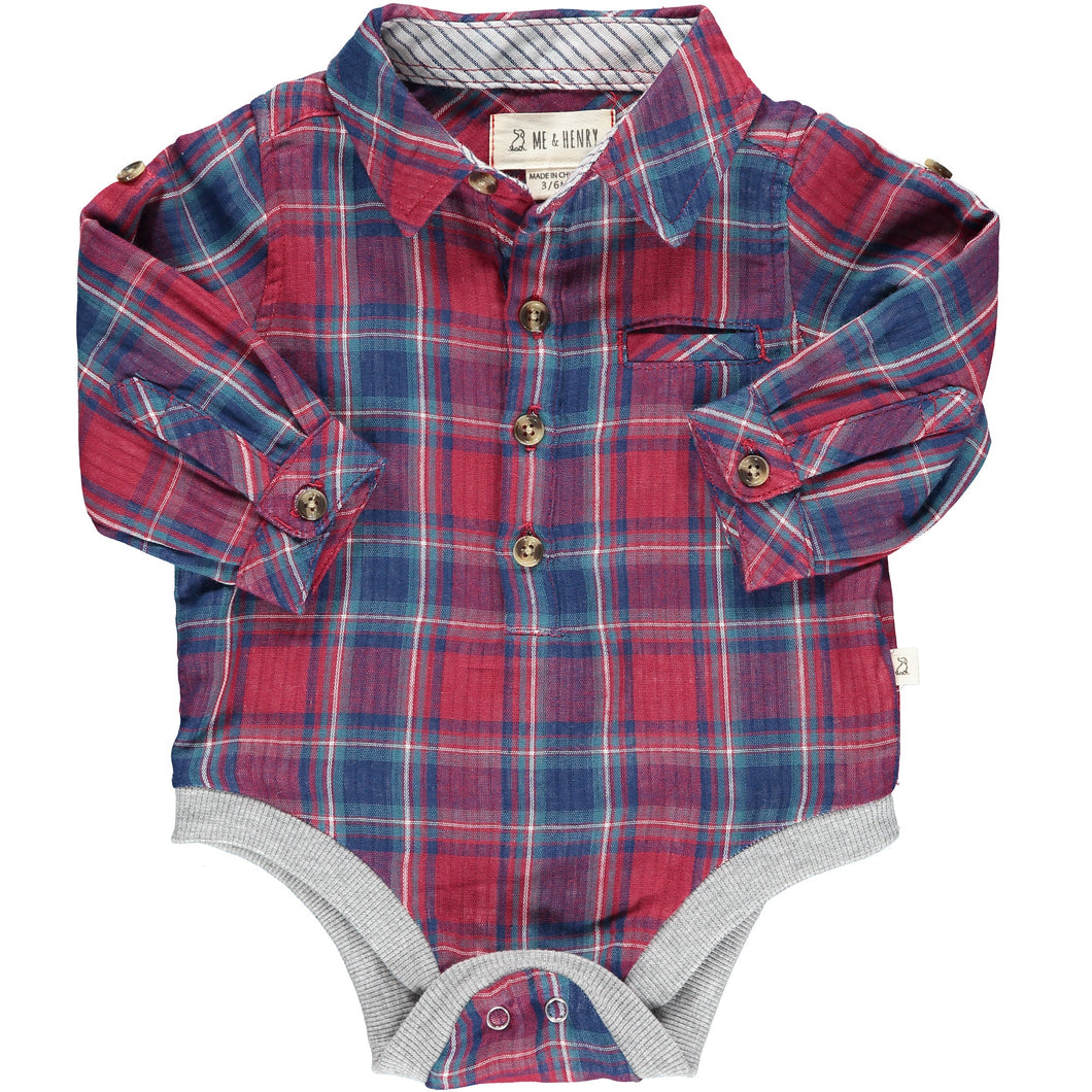 BOYS JASPER WOVEN ONESIE