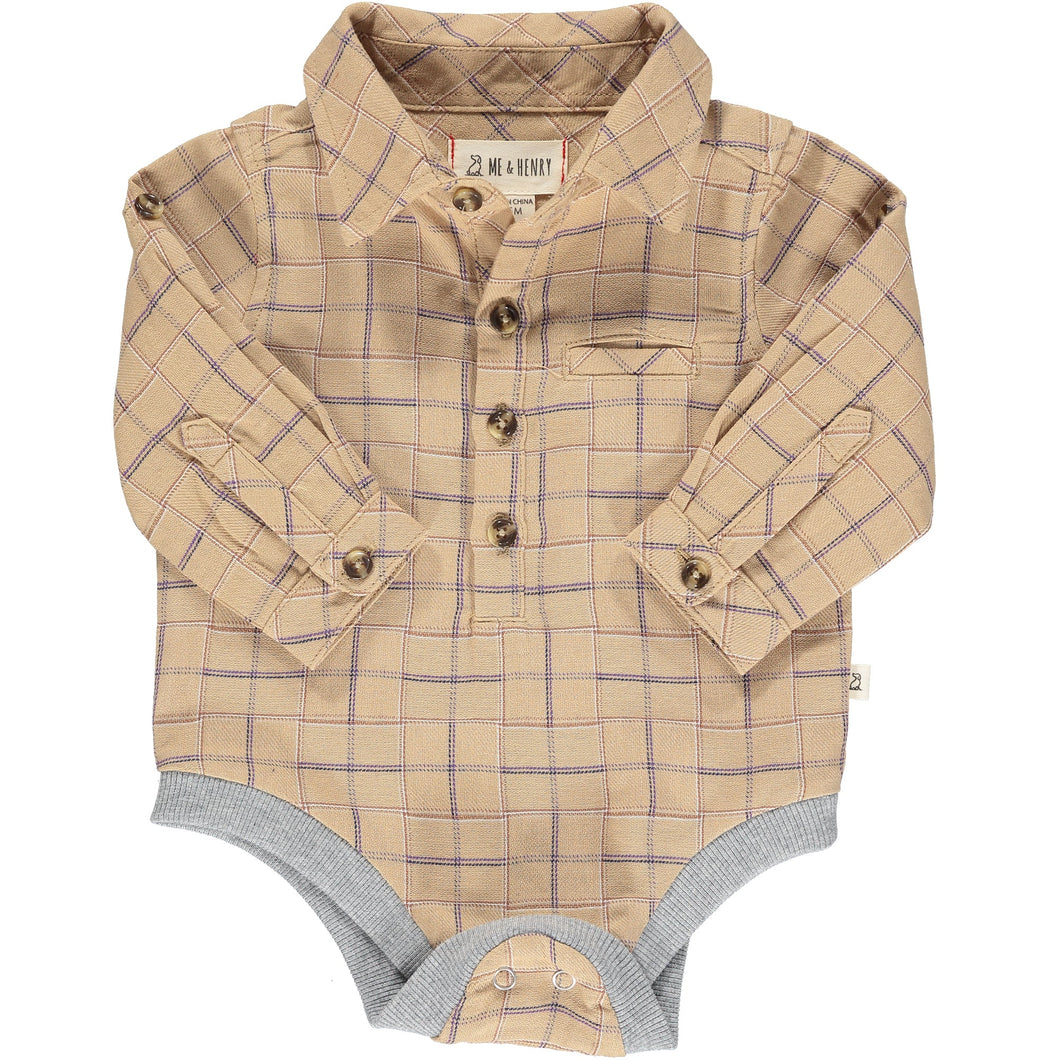 BOYS JASPER WOVEN ONESIE